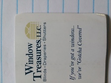 Logo for Window Treasures, LLC