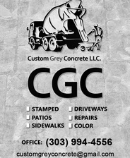 Logo for Custom Grey Concrete, Inc.