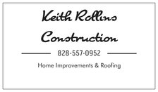 Logo for Keith Rollins Construction