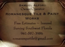Logo for Romanesque Tile & Paint Works