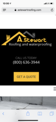 A Stewart Roofing and Waterproofing logo