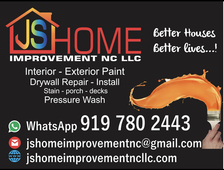 Logo for Js Home Improvement NC