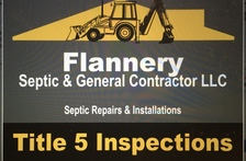 Logo for Flannery Septic & General Contractor, LLC