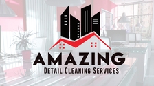 Amazing detail cleaning services logo