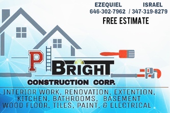 P Bright Construction logo