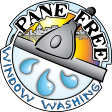 Logo for Pane Free Window Washing
