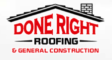 Logo for Done Right Roofing & General Construction, Inc.