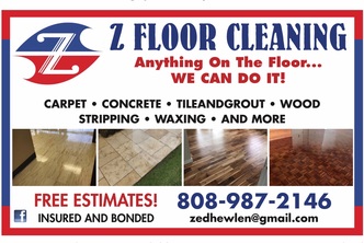 Z Floor Cleaning, LLC, Whirlaway Systems of Hawaii logo