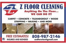 Z Floor Cleaning, LLC, Whirlaway Systems of Hawaii logo