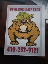 Logo for Devil Dog Lawn Care, LLC
