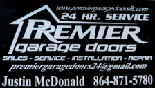 Logo for Premier Garage Doors, LLC
