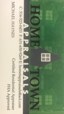 Hometown Appraisals logo