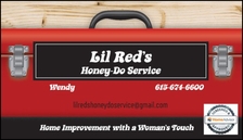 Logo for Lil Red's Honey-Do Service