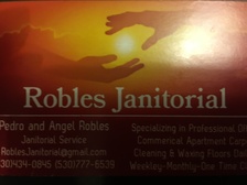 Robles Janitorial logo