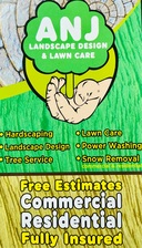 Logo for ANJ Landscape Design and Lawn Care, LLC