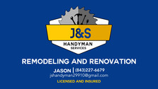 J&S Remodeling and Renovations logo