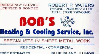 Bob's Heating - Cooling & Sheetmetal Work, Inc.  logo