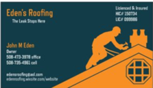 Logo for Eden's Roofing