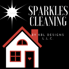 Logo for Sparkles Cleaning by KBL Designs