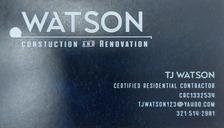 Watson Construction and Renovation logo