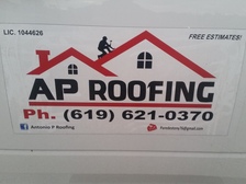 AP Roofing logo