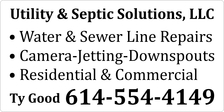 Logo for Utility and Septic Solutions