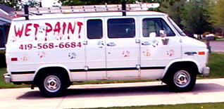 Hahn's Wet Paint logo