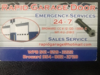 Rapid Garage Doors, Inc. logo