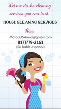 Logo for Rosie's Housecleaning