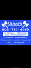 Axe Moving Company, Inc. logo
