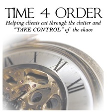 Logo for Time 4 Order Professional Organizing