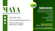 Logo for Maya Hardscaping & Landscaping, LLC