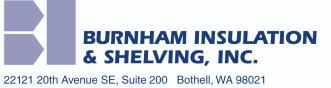 Burnham Insulation & Shelving logo