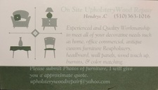 Avatar for Onsite Upholstery & Wood Repair