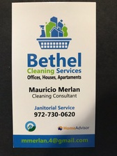 Bethel Cleaning Services logo