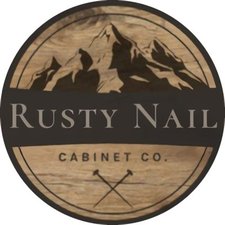 Logo for Rusty Nail Cabinet Company