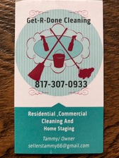 Get-R-Done Cleaning Services logo