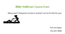 Logo for Billy Sullivan lawn care
