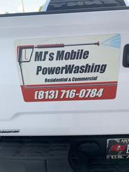 MJ's Mobile Pressure Washing logo