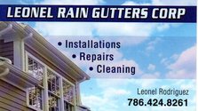 Leonel Rain Gutters Corp. logo