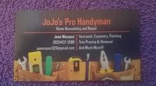 JoJo's Pro Handyman logo