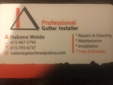 Logo for Habene General Gutters
