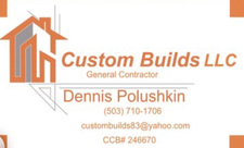 Logo for Custom builds LLC