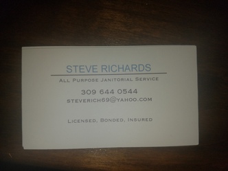 Steve's Commercial Janitorial logo