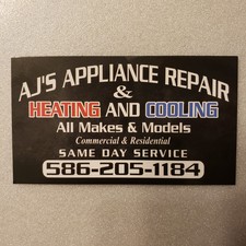 Avatar for AJ's Appliance Repair