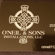Logo for O'Neil & Sons Installations, LLC