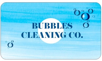 Bubbles Cleaning Co. logo