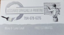 Logo for Accurate Drywall & Paint