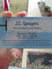 Logo for JC Sprayers