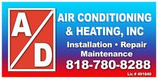 A/D Air Conditioning & Heating, Inc. logo